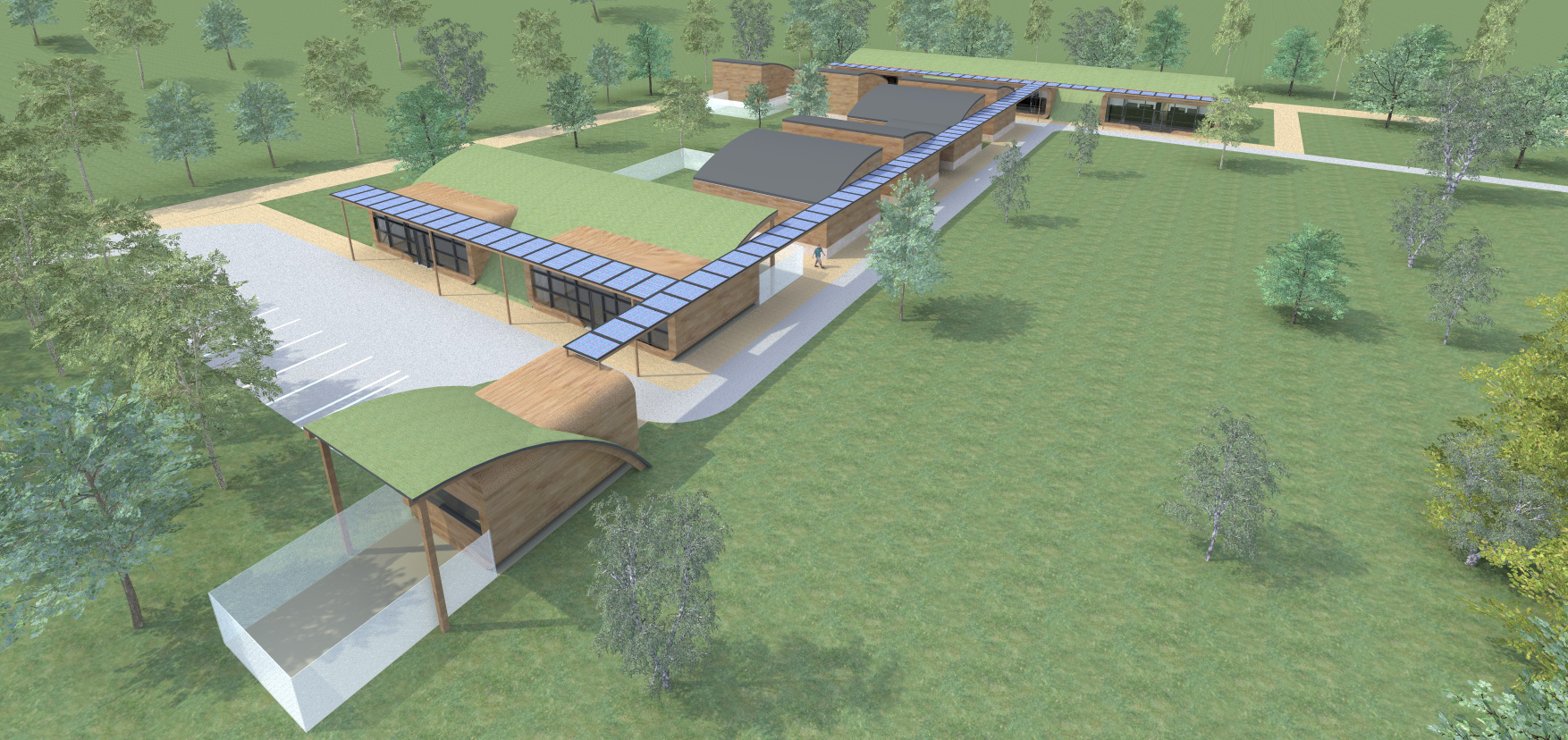 Construction d'un centre d'élevage de chiens guides