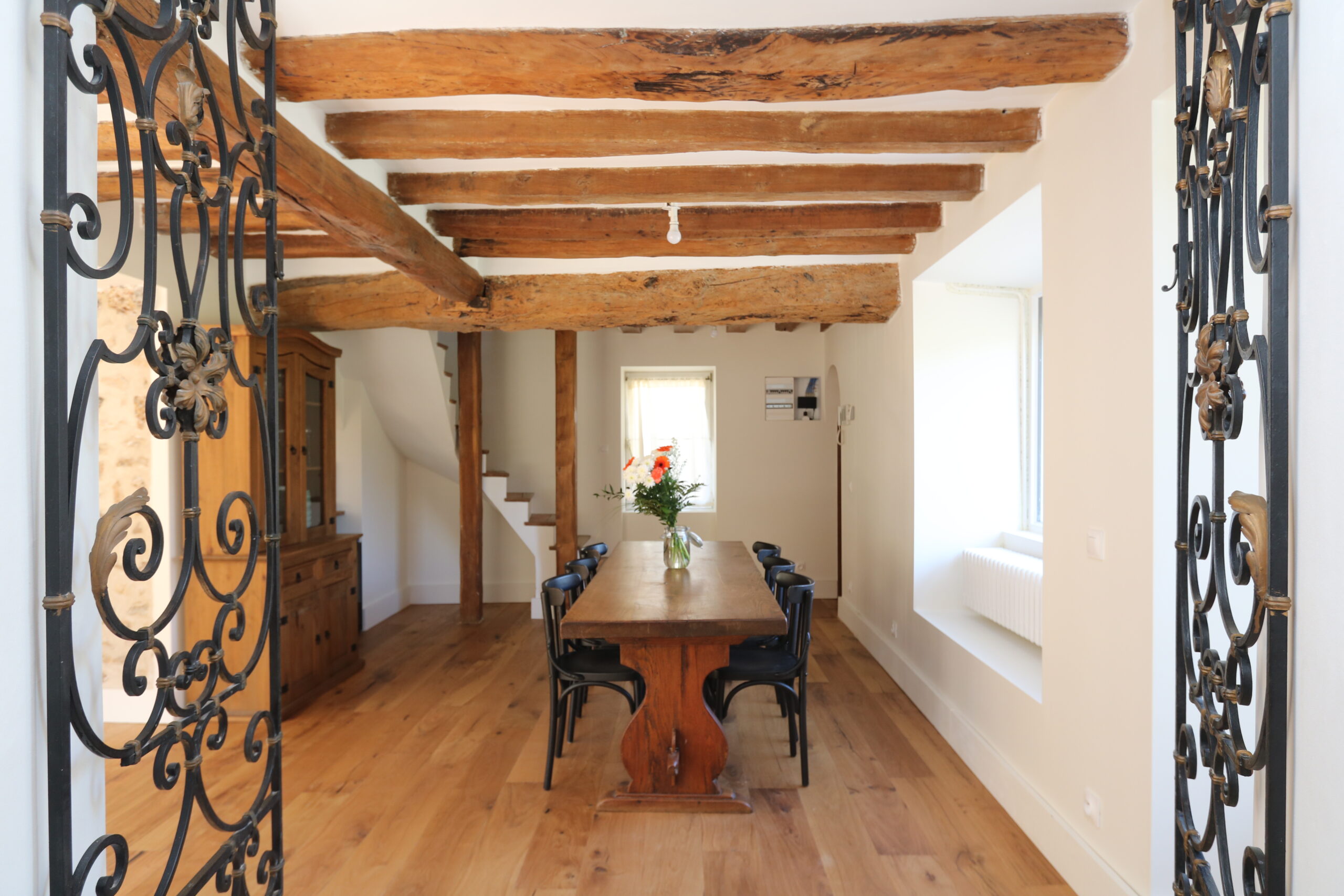 Rénovation et aménagement rétro-contemporain d'une maison