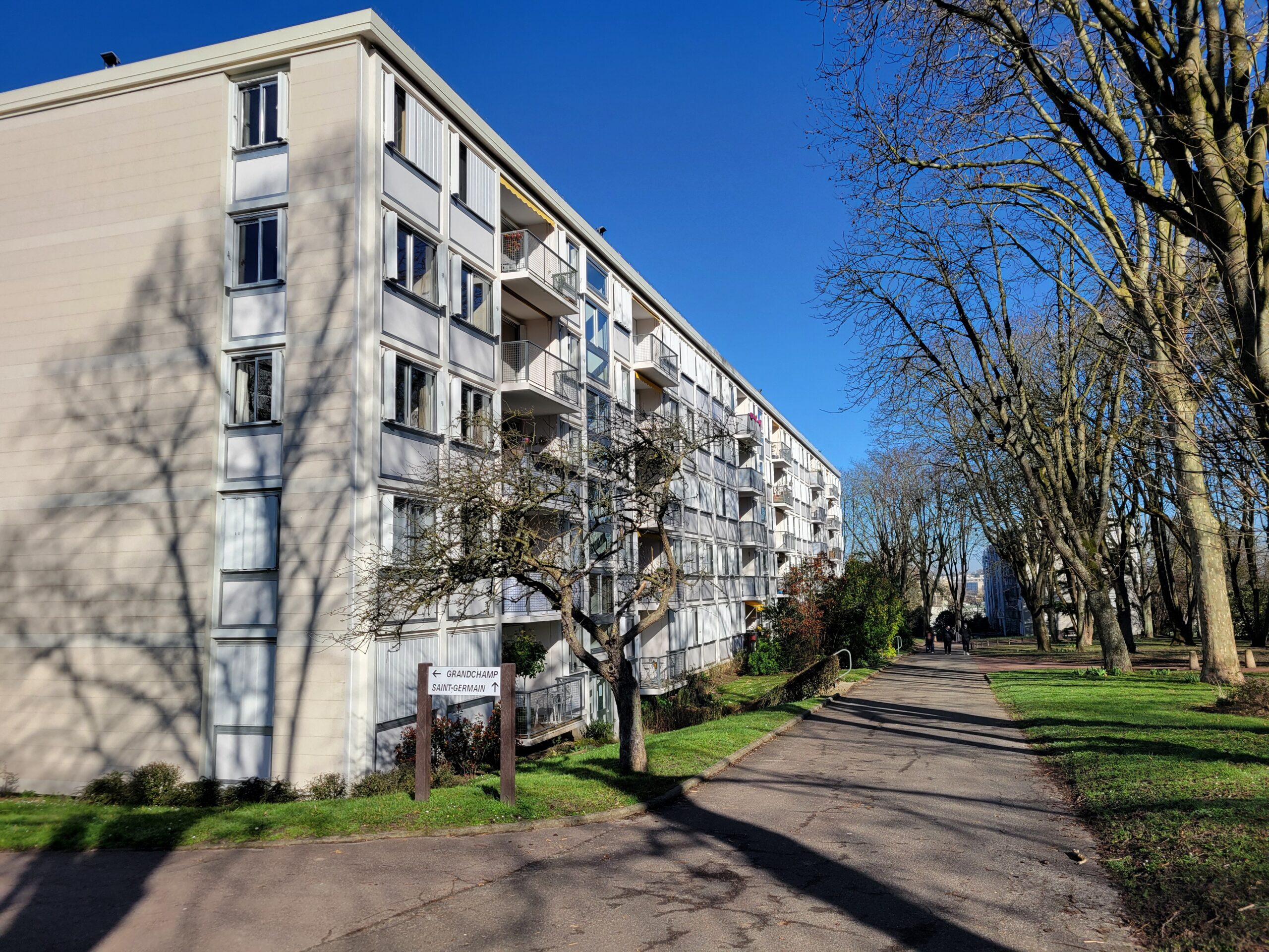 Une copropriété dans les Yvelines après les travaux de rénovation