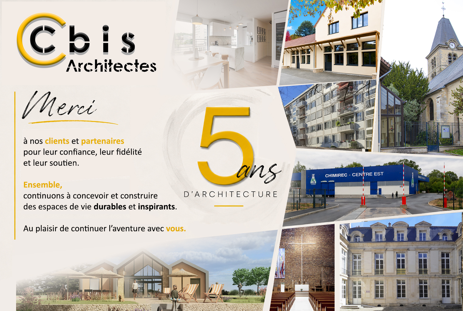 Actualités : Cbis Architectes fête ses 5 ans