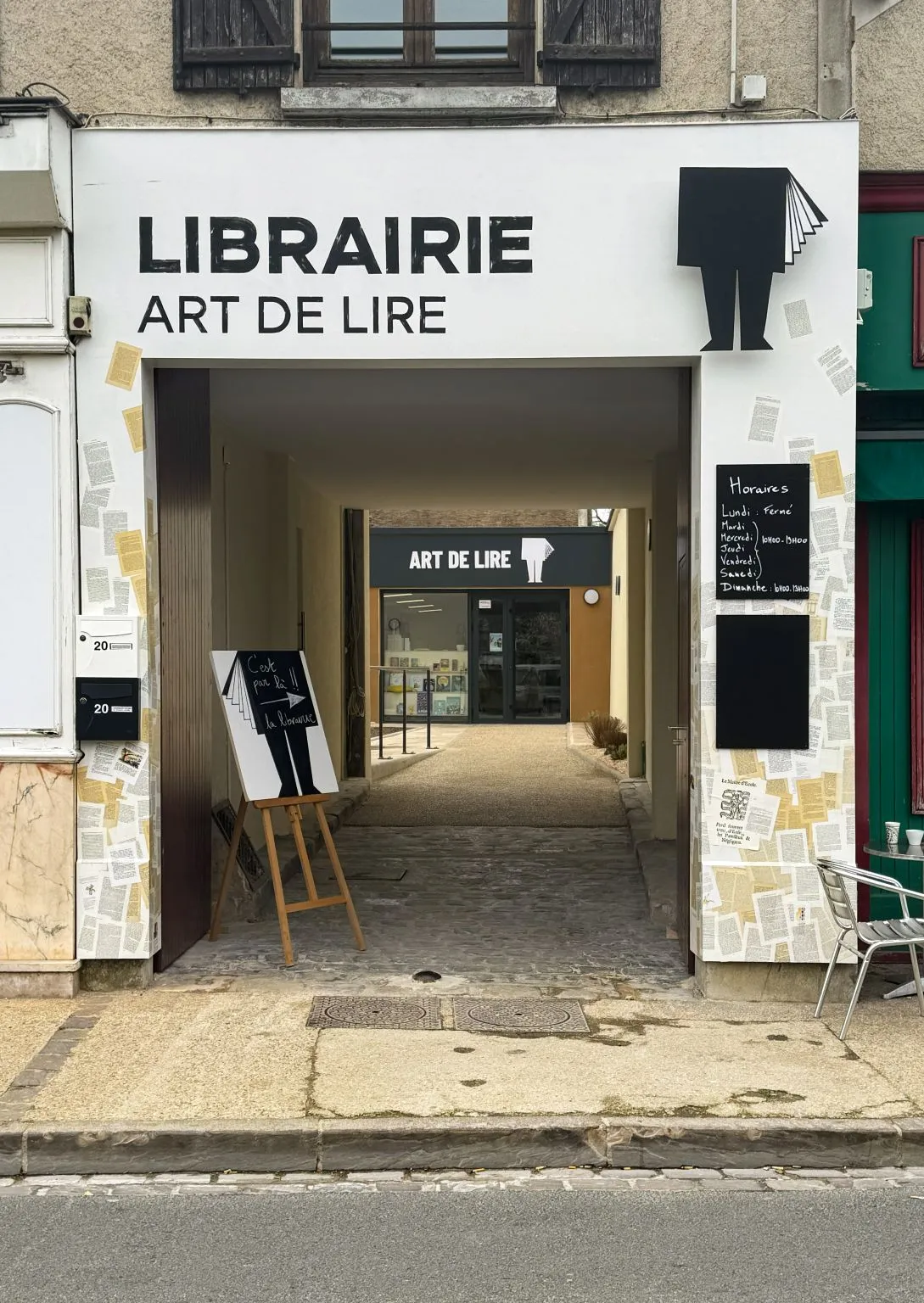 Restructuration d'une librairie - Cbis Architectes